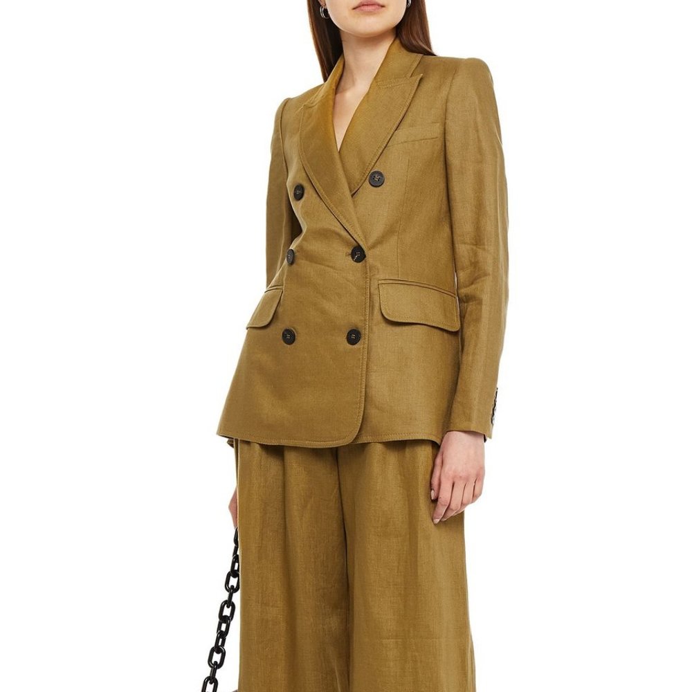 ZIMMERMANN LINEN COTTEN SUIT  SIZE 0